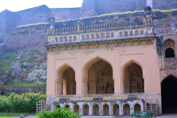 Golconda Fort is a fortified citadel built by the Musunuri Nayakas located in Hyderabad, Telangana, India.